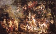 Peter Paul Rubens Feast of Venus oil painting reproduction